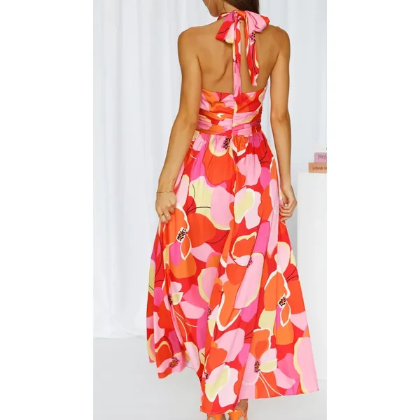 NWT HELLO MOLLY size 4 AMETHYST TALES MIDI DRESS MULTI $105 retail - Image 3