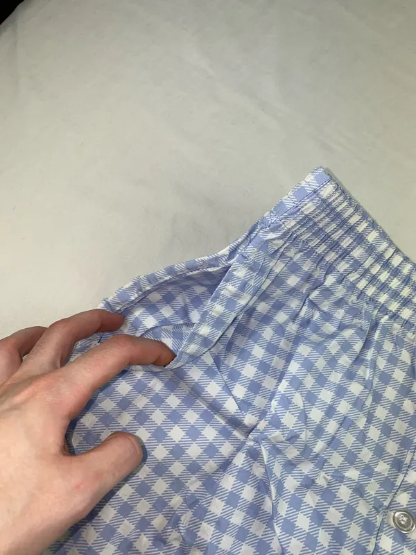 NEW Blueberry PJ Shorts Blue Size M - Image 3
