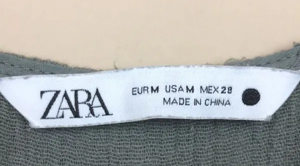 Zara Women’s Muslin Mother of Pearl Button-Up Gray Jumpsuit - Image 7