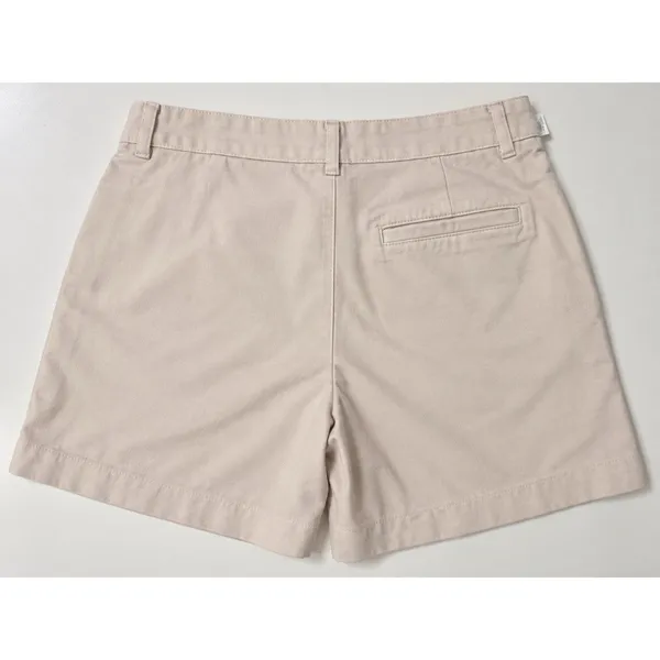 NWT Old Navy Extra High Rise Tailored Shorts Khaki Ivory Cream Size M Preppy - Image 4