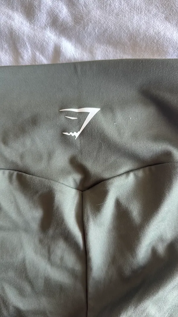 Gymshark Training Leggings Olive Green - Image 4