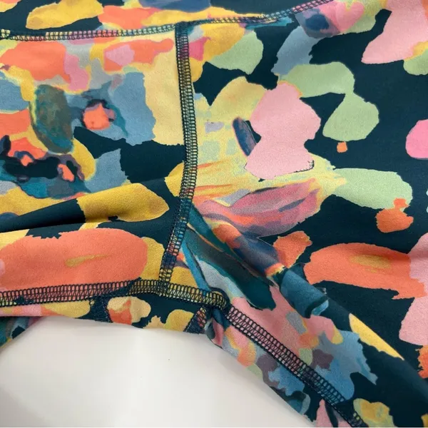 Daily practice by Anthropologie womens Liana Printed Leggings‎ size S Multicolor - Image 8