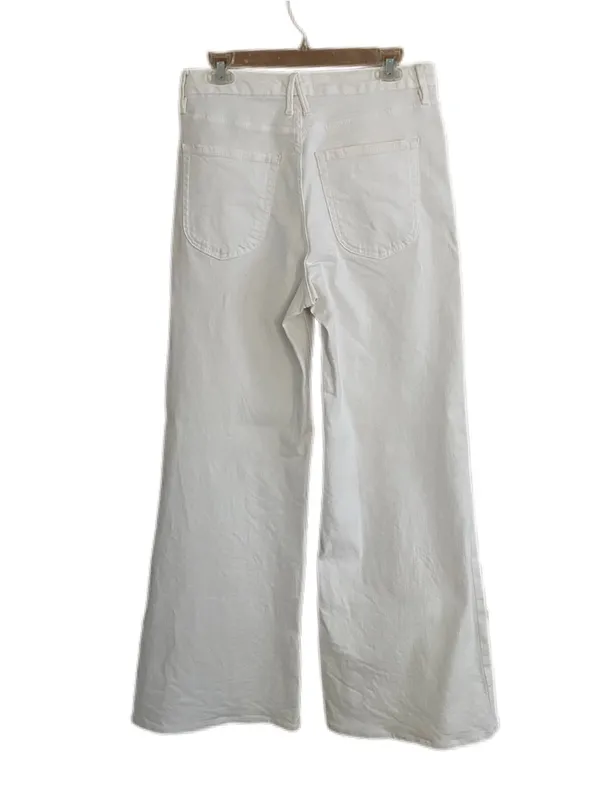 Good American White Wide-Leg Jeans Size 14/32 (fits like a size 8/10) - Image 2
