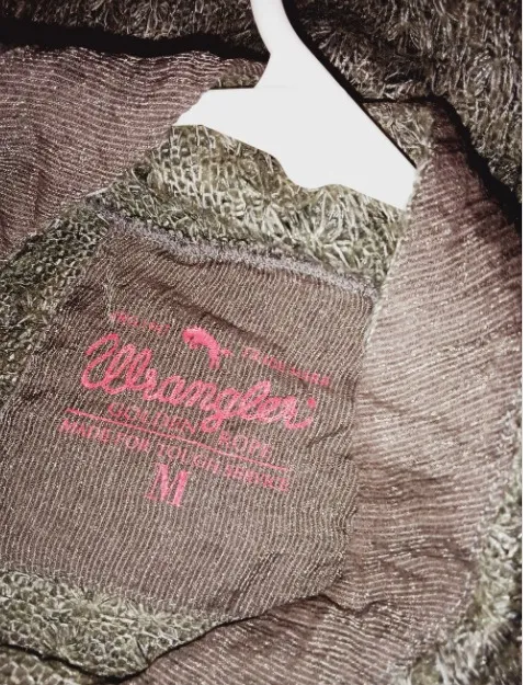 Wrangler Golden Rope Cowl Neck Button Knit Pullover Sweater - Image 2