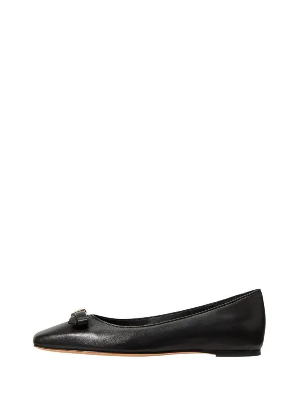 Kate Spade New York Womens Deco Bow Smooth Leather Ballet Flats KM817 Black 7B - Image 11