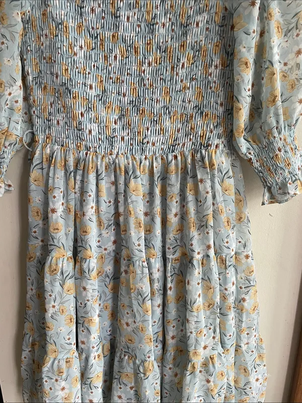 Baltic Born Azlyn Smocked Floral Short Dress - Image 12