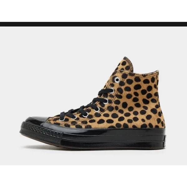 Converse Chuck 70 Hi Pony Hair Women's in Brown Shoes Size‎ 10 - Image 4
