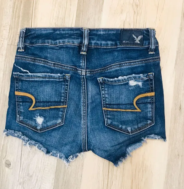 American Eagle High Rise Shortie sz 0 - Image 6