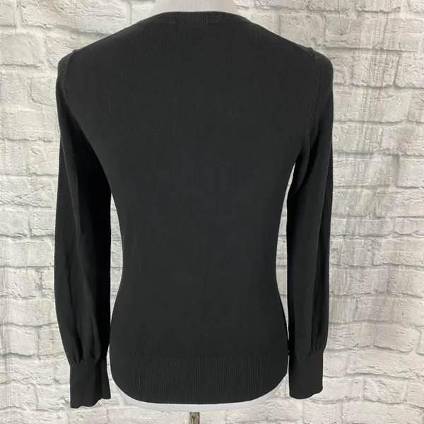 women M Crewneck Longsleeve classic sweater black - Image 10