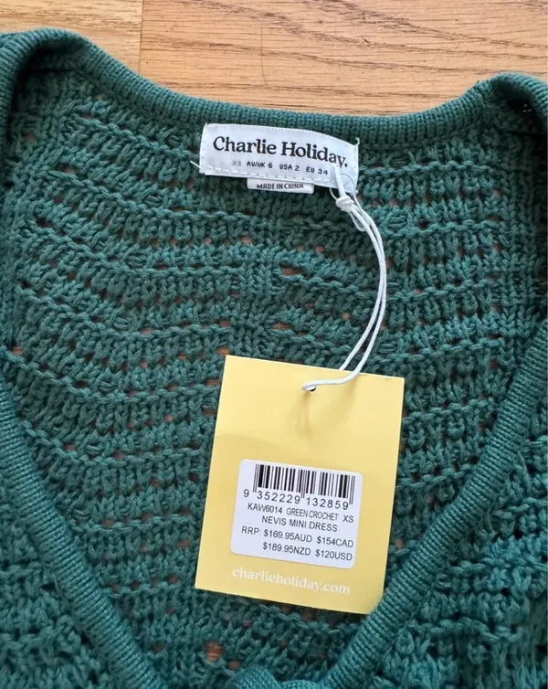 Anthropologie Charlie holiday knit dress xs - Image 2