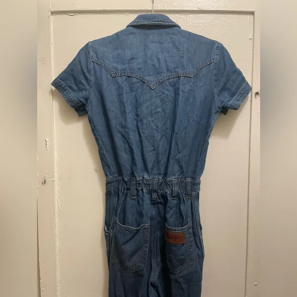 Vintage Denim Wrangler Jumpsuit - Image 4