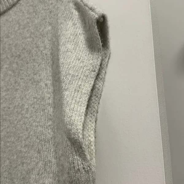 Sincerely Jules mock neck grey sweater vest - Image 8