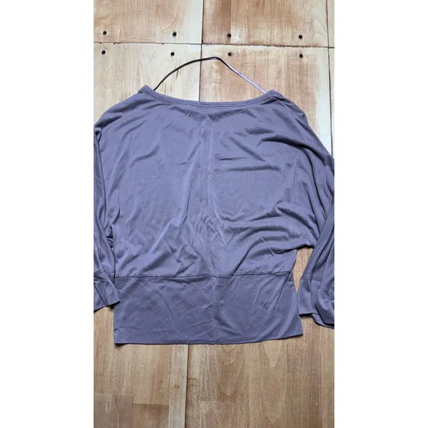Delette by Anthropologie‎ Women Large DustyPurple Dolman Sleeve - Image 6