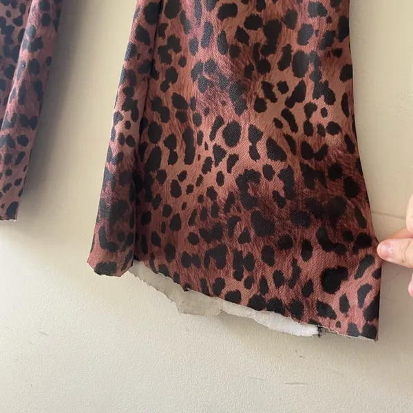 Nasty‎ Gal Leopard Print Flare Pants - Size 4 - Image 6