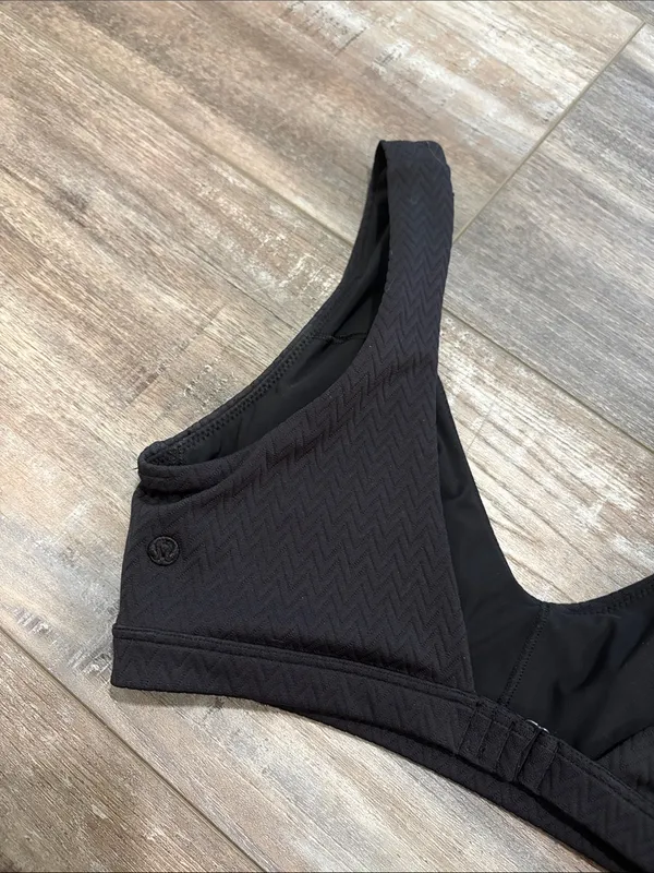 Lululemon Calm Tides Black Bikini Top - Image 7