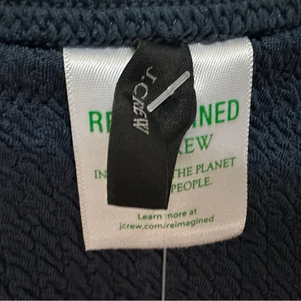 139 J.Crew | NWT Women’s Bikini Bottom Textured Dark Navy (size S) - Image 6