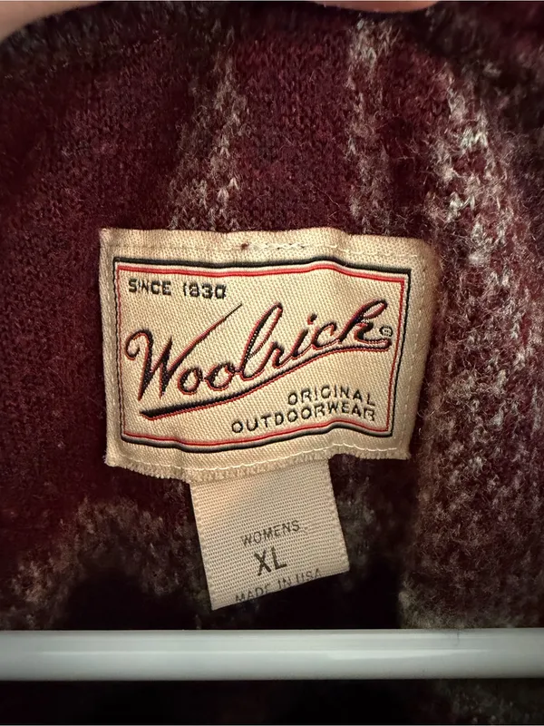 Vintage 90s‎ Woolrich Plaid Fleece Pullover Tunic USA Women’s XL - Image 2
