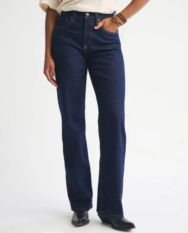 Abercrombie Curve Love High-Rise 90s Relaxed Jeans - Image 2