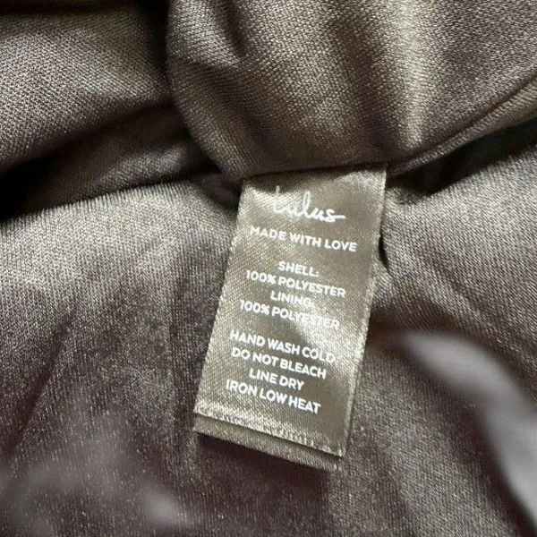 Lulus Black Sleeveless Spaghetti Strap Midi Dress Size M - Image 9