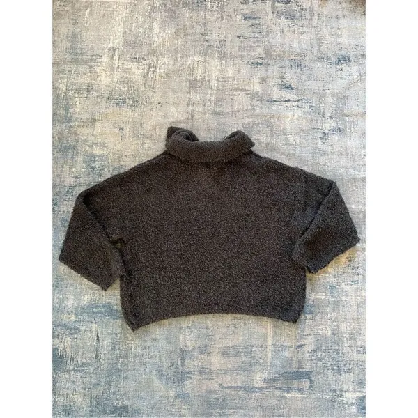 Universal Thread Dark Charcoal Gray Split Neck Lounge Pullover Sweater XXL - Image 3