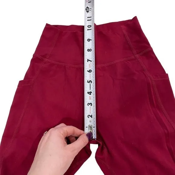 Alphalete Women’s Leggings‎ Size Small Red - Image 7