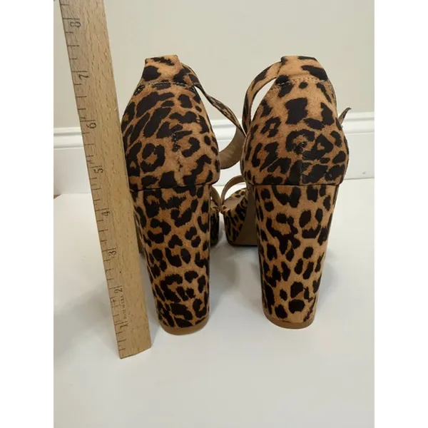 Torrid Leopard Platform Heels Sandals Sz9.5WW NWT - Image 3