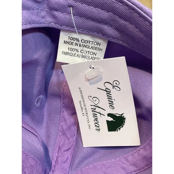 Kentucky Derby 148 Lavender Rhinestone Hat Churchill Downs Equine Artwear OS NWT - Image 9