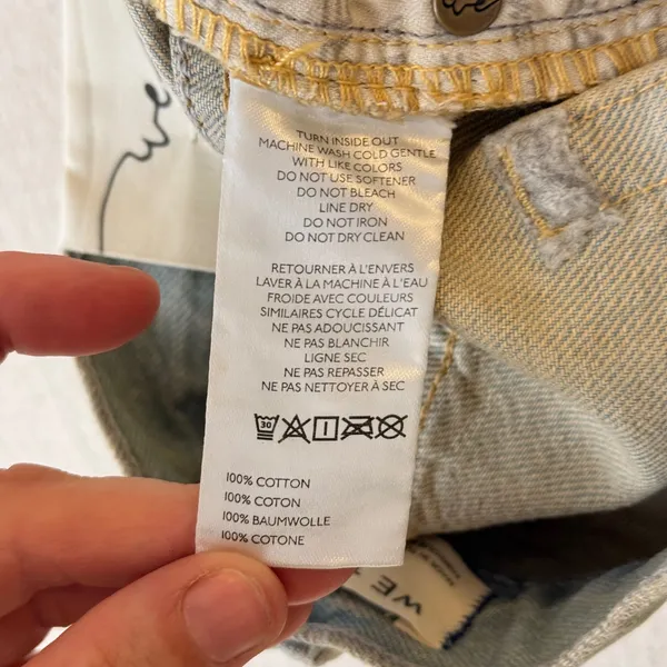 We The Free Montana Shorts 26 Haven Denim Bermuda Jorts NWOT - Image 6
