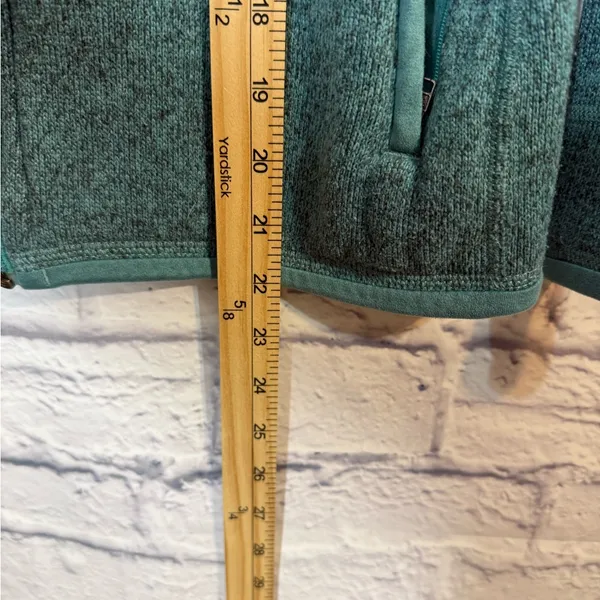 Patagonia Teal Full-Zip Better Sweater Jacket, Small - Image 4