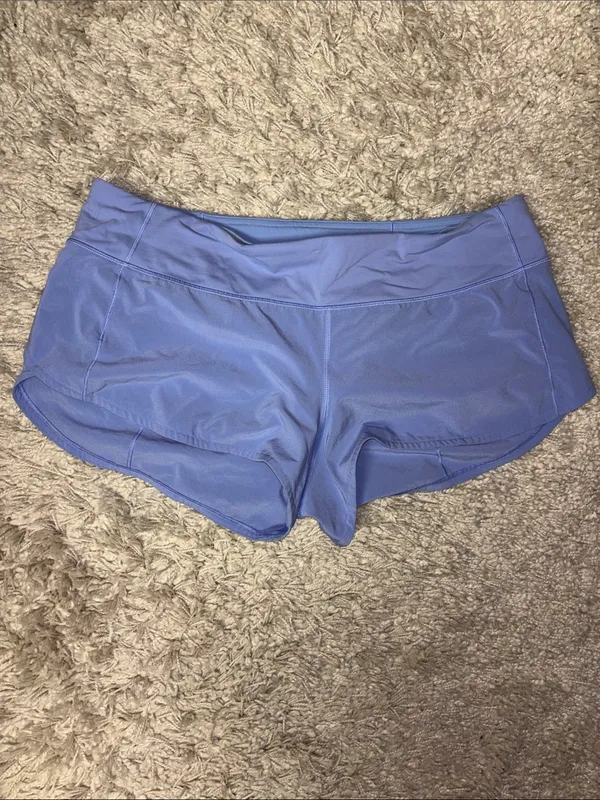Lululemon “speed up” Shorts
 - Hydrangea Blue - Image 3