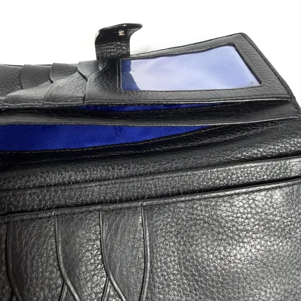 Cole Haan Wallet Womens One Size Black Leather Bifold Organizer Clutch - Image 6