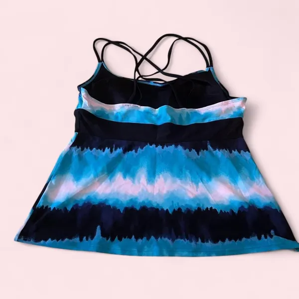 Tankini Top Blue Size 12 - Image 2