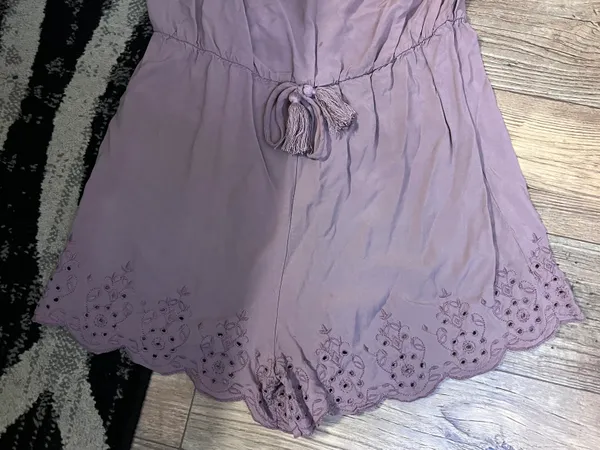 Mossimo Supply Co Purple sleeveless romper size medium - Image 2