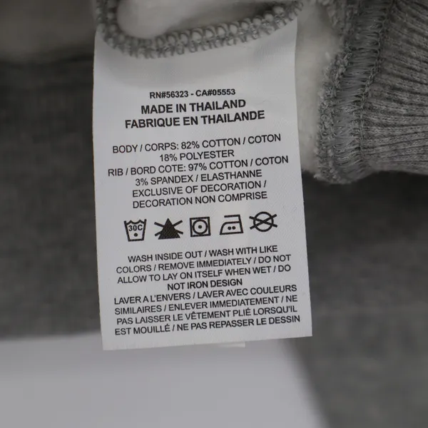 Nike USA Hockey Phoenix Crop Quarter Zip Sweatshirt Grey L - Image 5