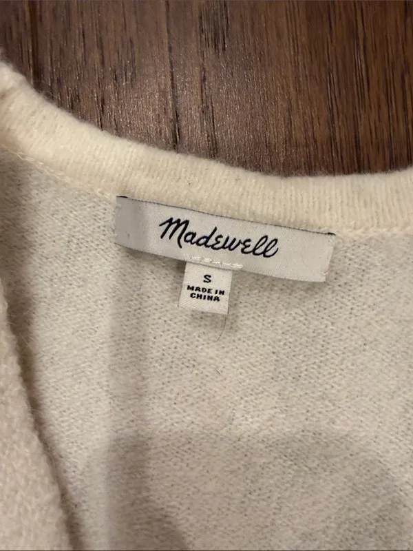 Madewell Colorblock Open-Front Cardigan - Size Small - C1-605 - Image 2