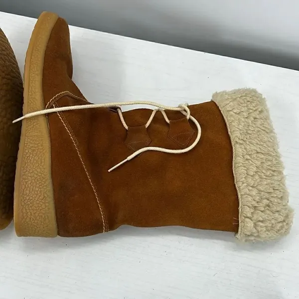 Yodelers women’s suede upper winter warm boots 9 - Image 5