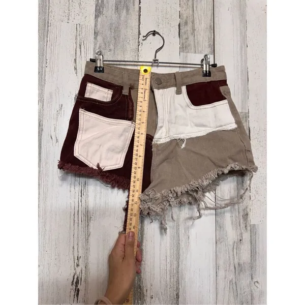 High waisted brown shorts size XS Tan - Image 6