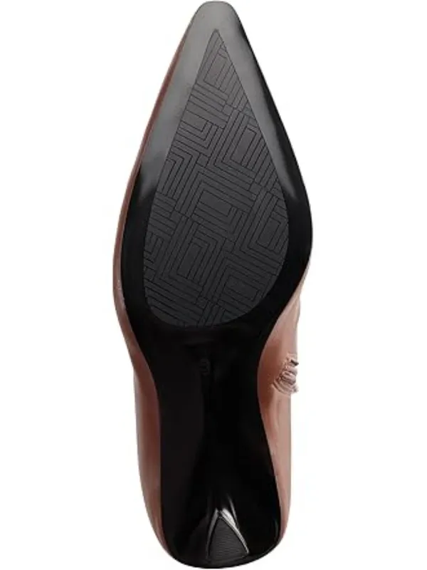 KARL LAGERFELD Paris Womens Shoes women's boots Cognac 7 NIB - Image 3