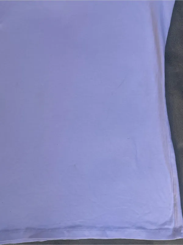 Quince white cotton spandex tee M layer essential capsule wardrobe essential - Image 5