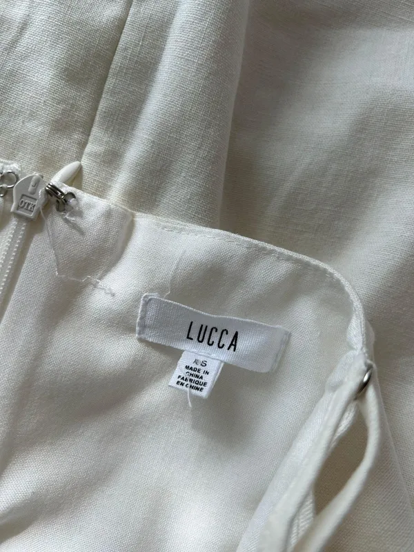 White Mini Dress Size XS - Image 2