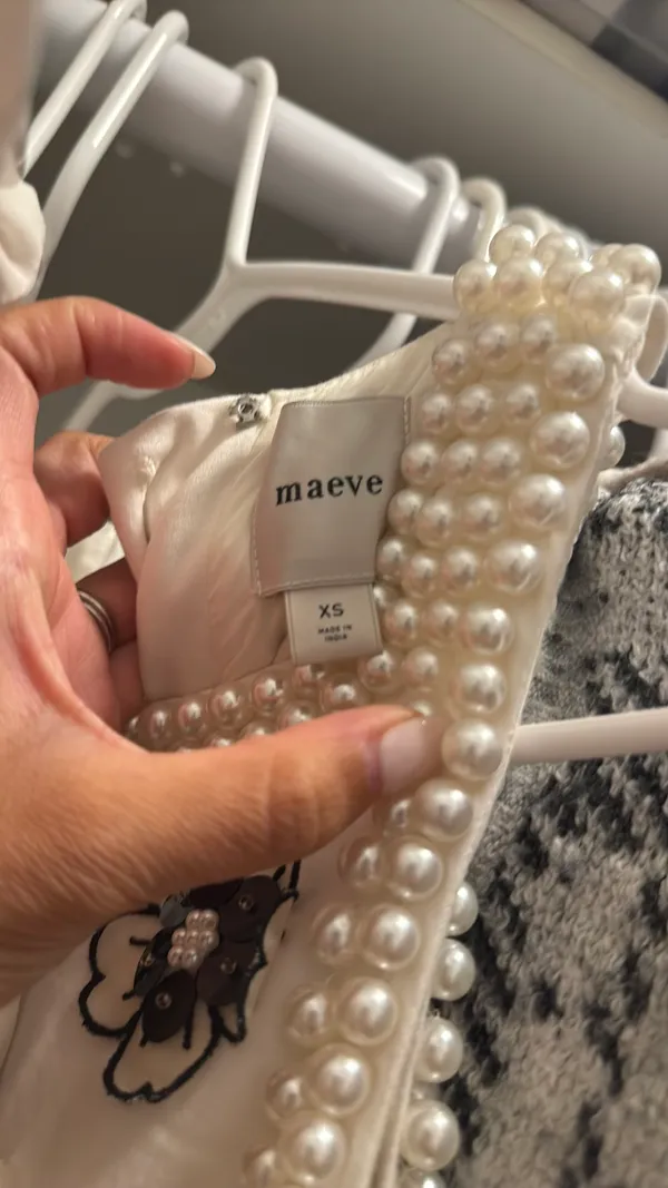 Maeve 3D Embellished Shift Mini Dress - Image 5