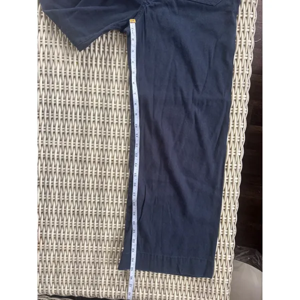 Maeve Anthropologie The Colette Magic Fabric Wide Leg Crop Pants Size‎ 4 Linen - Image 10