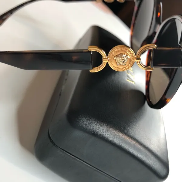 Versace VE4442 Women’s Tortoise Sunglasses with Medusa Logos at Temples ~ BNIB! - Image 5