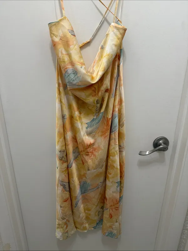 NWT Baltic Born Katarina Slip Midi Dress | Sunrise Print - Image 2