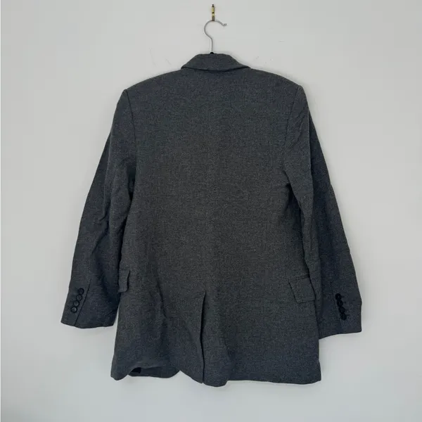 Gray Wool Blazer Zara - Image 6