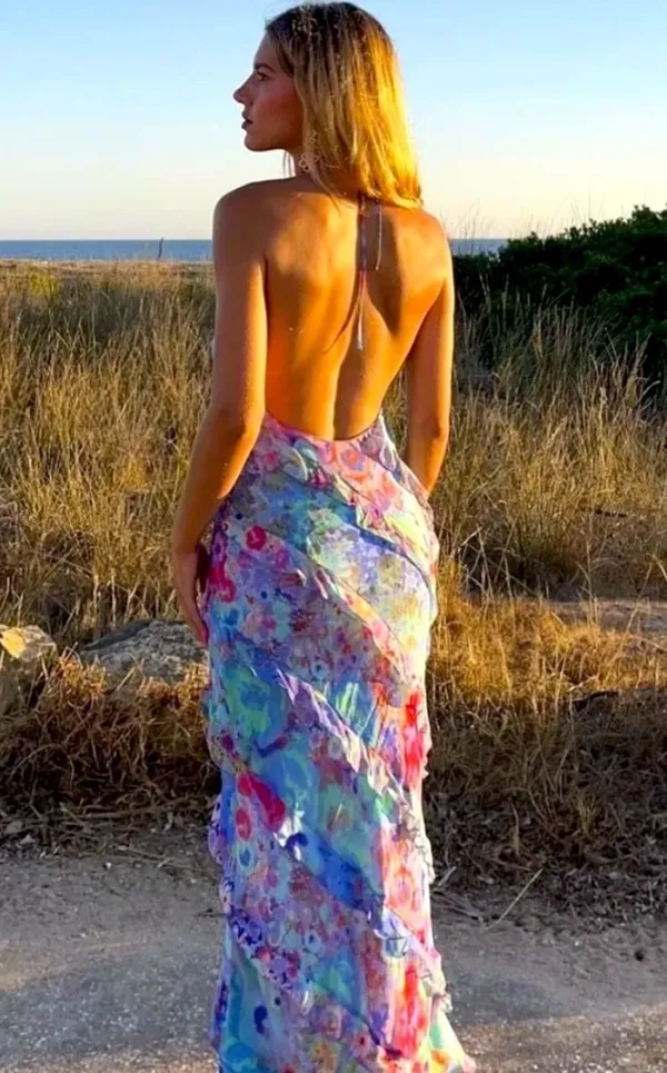 Floral Maxi Dress - Image 4