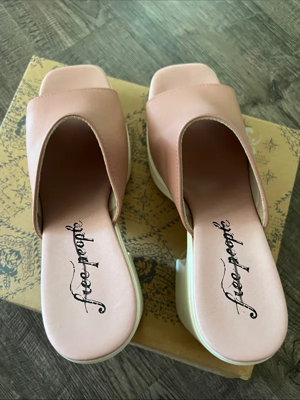 Free People Zoe Platform in Pink Size 39 EU - Image 4