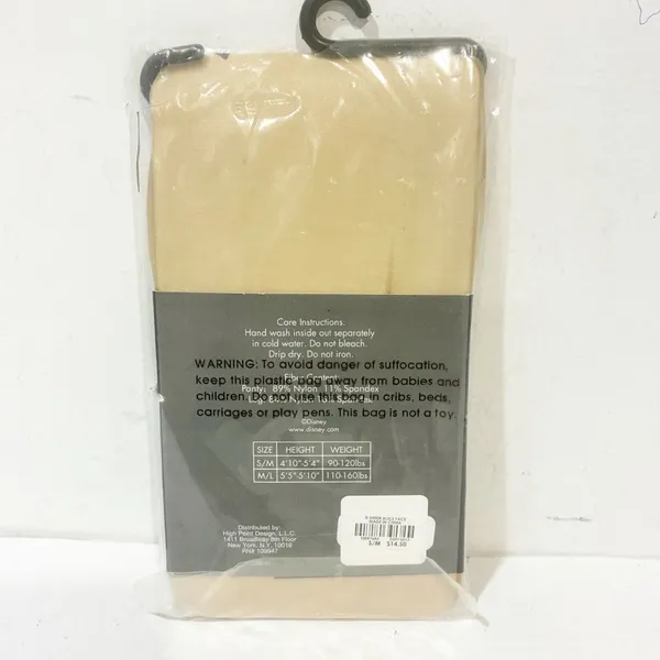 Disney's ALICE IN WONDERLAND Nylon/Spandex‎ PANTYHOSE/TIGHTS S/M 90 to 120lb NEW - Image 2