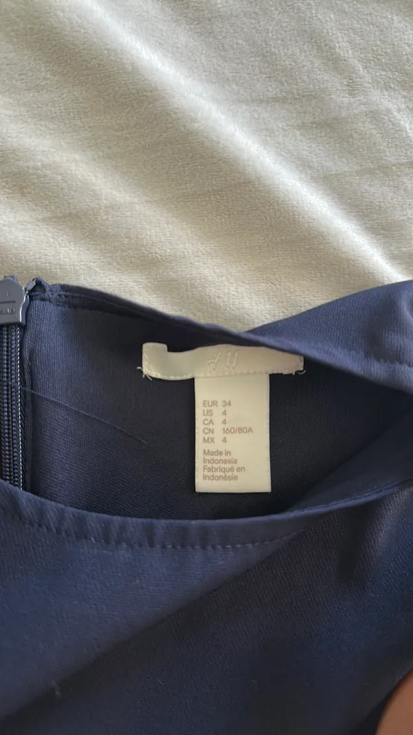 H&M business Blue Top - Image 3