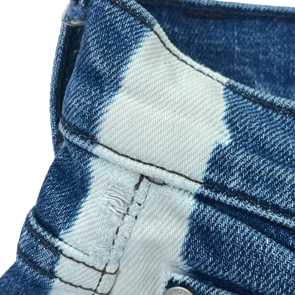 7 For All Mankind Skinny‎ Jeans Womens 25 The High Waist Side Stripe Taped Leg - Image 5